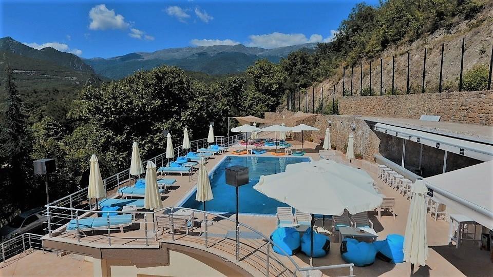 Nostos Hotel Káto Loutrákion Eksteriør billede